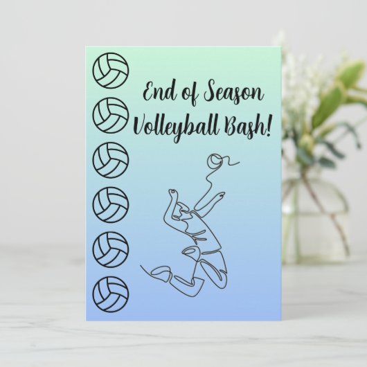 Evenement Naam Locatie Sport Thema Volleybal  Kaart (Staand voorkant)