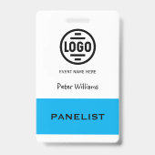 Evenement Panelist Foto ID Badge Pas (Voorzijde)