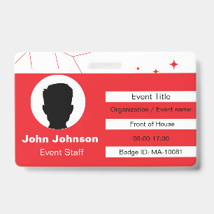 Evenement Personeel Badge