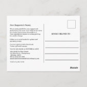 Evenement Politieke Campagne Bijdragers Bedankt Briefkaart (Achterkant)