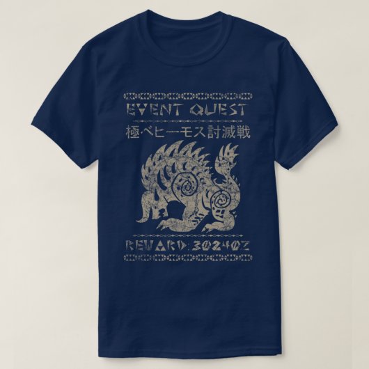 Evenement Quest Behemoth 1 T-shirt (Design voorkant)