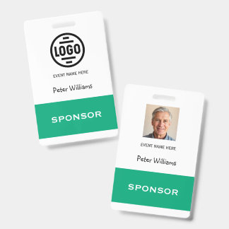 Evenement Sponsor Foto ID Badge Pas
