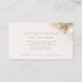 Evenement styling Feest decoratie Visitekaartje (Achterkant)