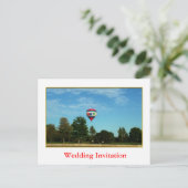 Evenement uitnodiging, rivierzijde uitnodiging briefkaart (Staand voorkant)