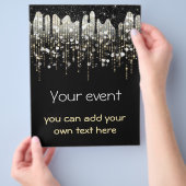 evenement viering feest flyer (Hand)