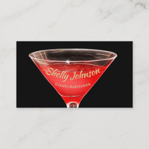 Evenementen Bartender Visitekaartje