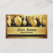 Evenementen Feestballonnen | Confetti | Sterren Visitekaartje (Voorkant)