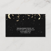 Evenementen Feestballonnen en Confetti | Champagne Visitekaartje (Achterkant)