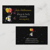 Evenementen Feestplanner Viering Wijn Visitekaartje (Voorkant / Achterkant)