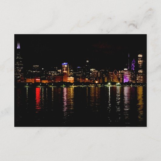 Evenementen in het weekend van de Chicago Skyline  Informatiekaartje (Achterkant)