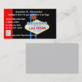 Evenementen in Las Vegas Party Planner Visitekaartje (Voorkant / Achterkant)