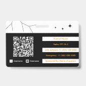 Evenementen personeel badge (Achterkant)