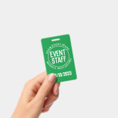 Evenementen Personeel Badge (Handheld)