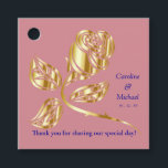 Evenementen Roos Gold Wedding Bedankjes Labels<br><div class="desc">Ongeacht het type bruiloft dat men wenst, zijn deze uniek ontworpen en aanpasbare producten hier om de planning van de bruiloft gemakkelijker te maken en de feesten veel leuker voor iedereen! #zazzlemade #wedding #weddingplanner #weddingideas #weddingdecor #bride #bachelorparty #bachelorette #weddingparty #weddingreception #bridalparty #weddingdress #verloving label #couple #groom #bridetobe #events #weddingday #bridesmaids...</div>