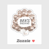 Evenementenballonnen Glitter Party Planner Sticker (Vel)