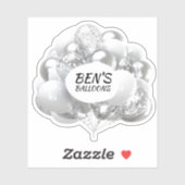 Evenementenballonnen Glitter Party Planner Sticker (Vel)