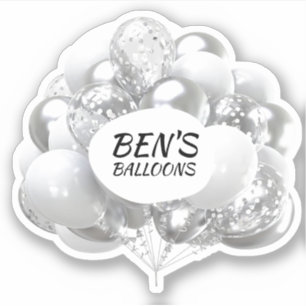 Evenementenballonnen Glitter Party Planner Sticker