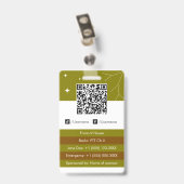 Evenementencoördinator Badge (Achterkant met clip)