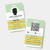 Evenementencoördinator Badge (Voor- en achterkant)