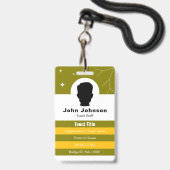 Evenementencoördinator Badge (Voorzijde met lanyard)
