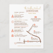 Evenementenkaart Enclosure Card Aangepast ontwerp  Informatiekaartje (Voorkant)