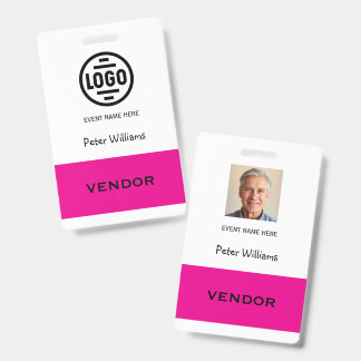 Evenementenleverancier foto ID-badgepas Badge