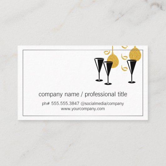 Evenementenorganisator | Maskers Ballonnen Fluiten Visitekaartje (Achterkant)