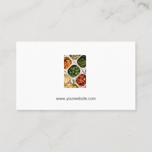 evenementenplanner | cateringdiensten | buffet afsprakenkaartje (Achterkant)