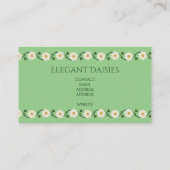  evenementenplanner Floral Daisy Visitekaartje (Achterkant)