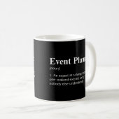 Evenementenplanner Funny Evenementenmanager Defini Koffiemok (Voorkant rechts)