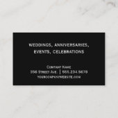 Evenementenplanner II Visitekaartje (Achterkant)