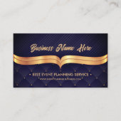 Evenementenplanner Luxe Marine Visitekaartje (Voorkant)