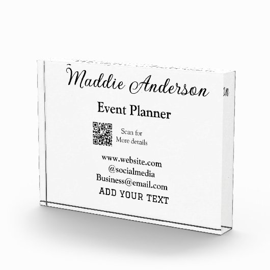 Evenementenplanner naam toevoegen Q R code details Fotoblokken (Rechts)