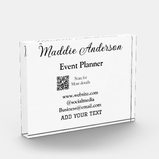 Evenementenplanner naam toevoegen Q R code details Fotoblokken (Links)