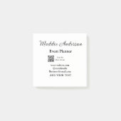 Evenementenplanner naam toevoegen Q R code details Post-it® Notes (Voorkant)