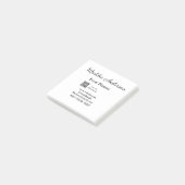 Evenementenplanner naam toevoegen Q R code details Post-it® Notes (Schuin)