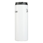 Evenementenplanner naam toevoegen Q R code details Thermosbeker (Achterkant)