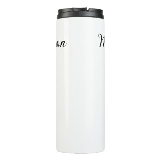 Evenementenplanner naam toevoegen Q R code details Thermosbeker (Achterkant)