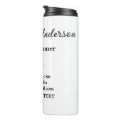 Evenementenplanner naam toevoegen Q R code details Thermosbeker (Geroteerd rechts)