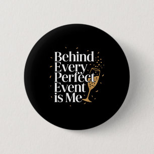 Evenementenplanner professionele coördinator taak ronde button 5,7 cm