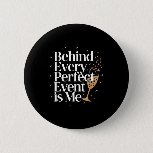 Evenementenplanner professionele coördinator taak  ronde button 5,7 cm (Voorkant)