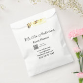 Evenementenplanner voeg naam Q R-code details webs Bedankzakje (Gezegeld)