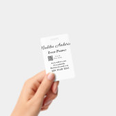 Evenementenplanner voeg naam QR-code details websi Badge (Handheld)