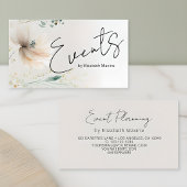 Evenementenplanning Modern Boho Visitekaartje