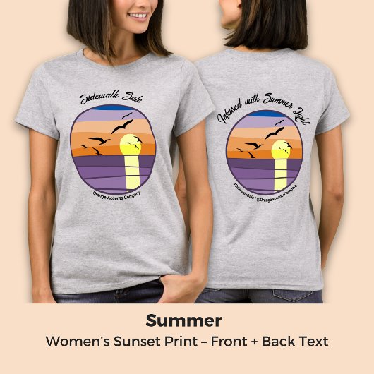 Evenementenpromo voor personeel Women's Sunset Pri T-shirt