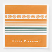 Evenementenservetten met Sinaasappel Servet (Voorkant)