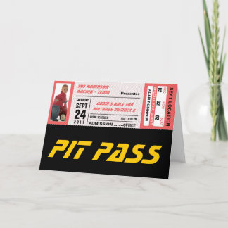 Evenemententicket Kaart