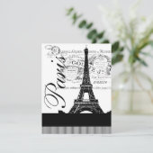 evenemententoren in Parijs Kaart (Staand voorkant)