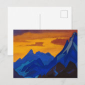 Evening, 1939 by Nicholas Roerich Briefkaart (Voorkant / Achterkant)