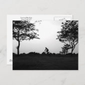 Evening Bike Ride Briefkaart (Voorkant / Achterkant)
